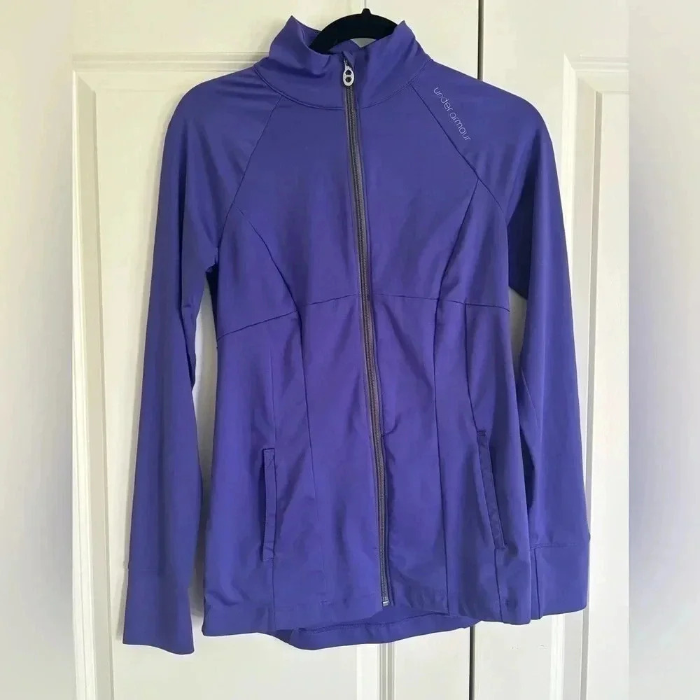 Under Armour Purple Activewear  Jacket